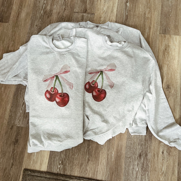 Cherry Coquette Sweatshirt serene