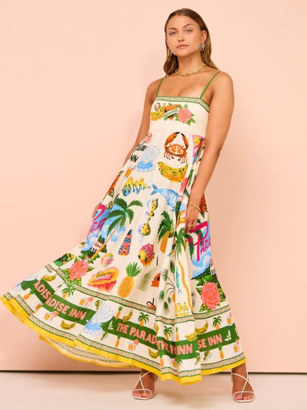 Serene Summer Paradise Dress serene