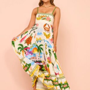 Serene Summer Paradise Dress serene