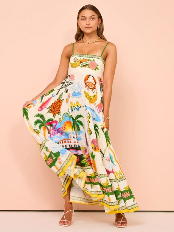 Serene Summer Paradise Dress serene