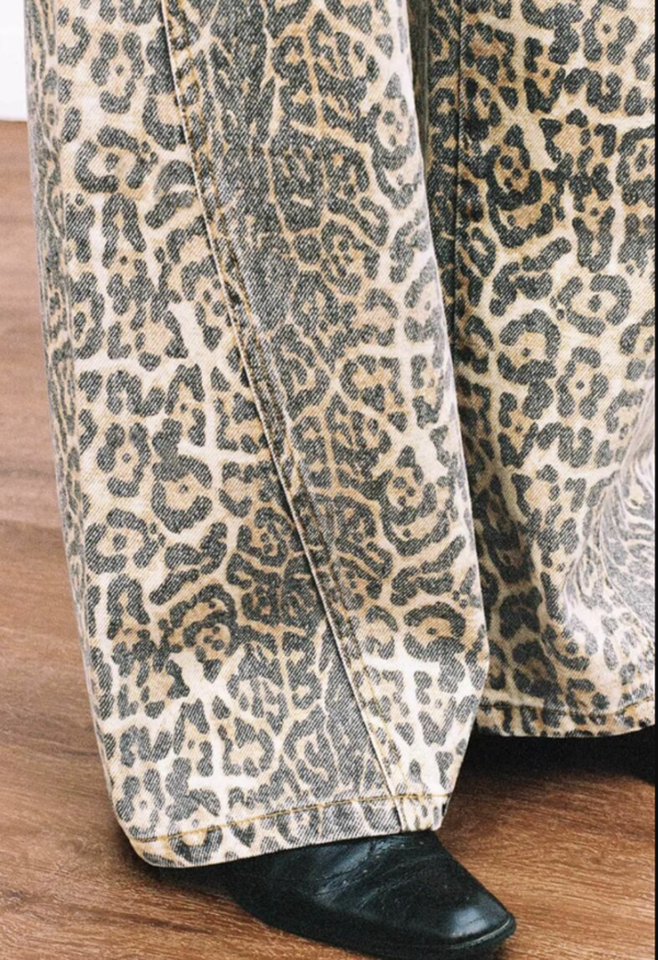 Leopard Print Jeans serene