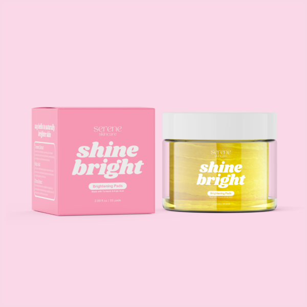 The Shine Bright Turmeric Pads serene